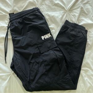 VS PINK Black Jogger Cargo Pants